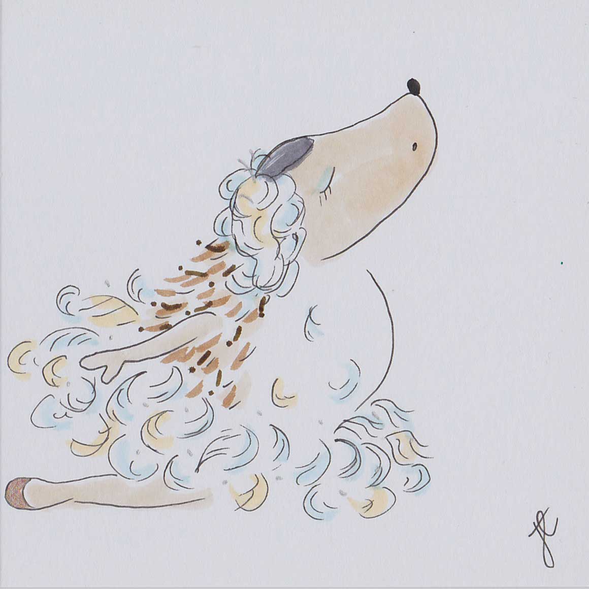 Illustration of a ballerina hedgehog wearing a swan tutu on a white background