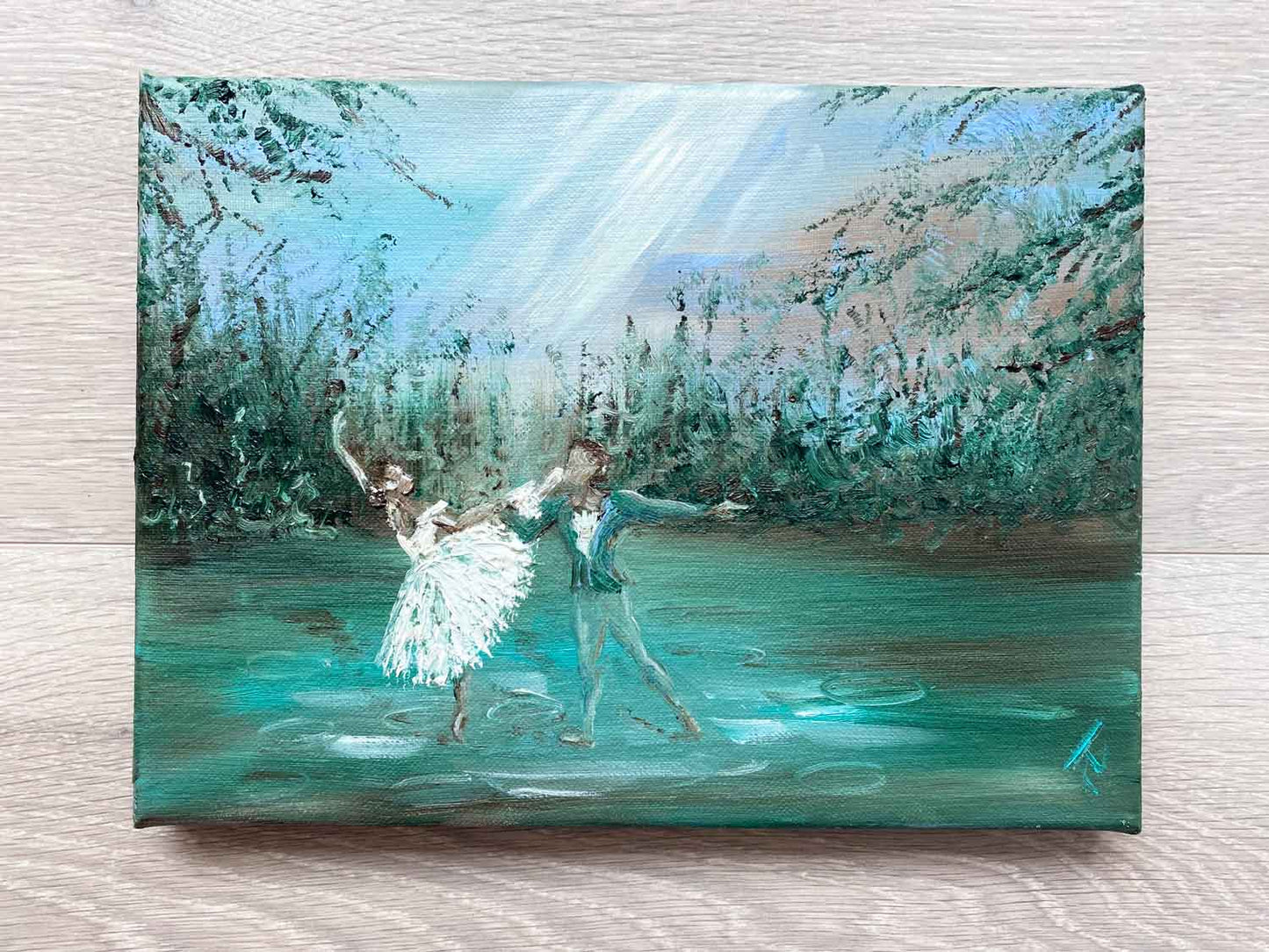 Glade – the pas de deux: ballet painting