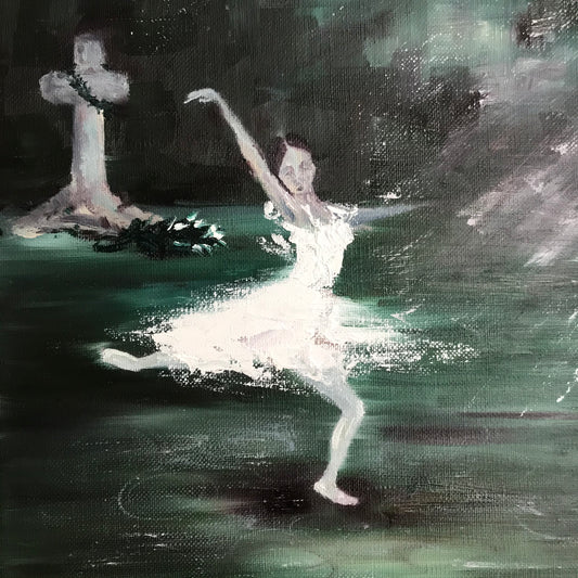 Giselle ballerina painting