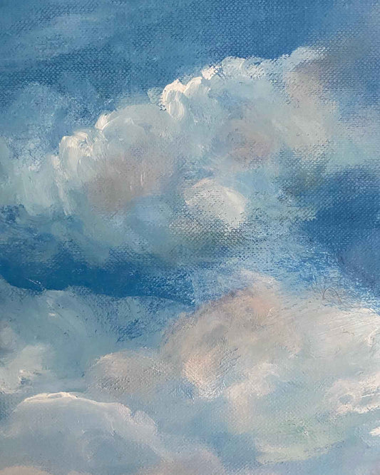 Detail of cloud painting